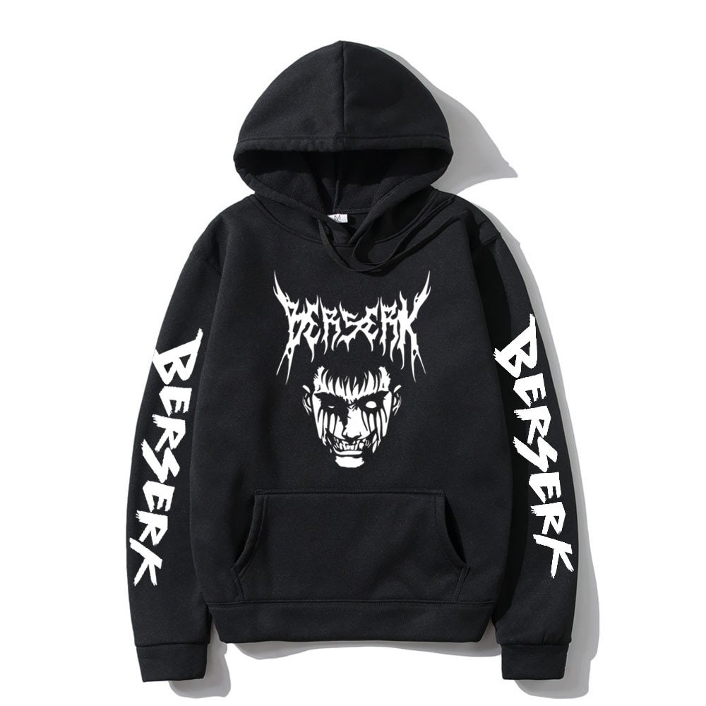 Black and cheap white graphic hoodie