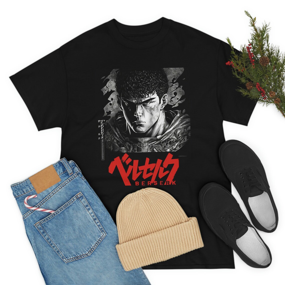 Berserk T-shirts – Guts Anime Printed Unisex T-shirt | Berserk Shop Berserk T-shirts – Guts Anime Printed Unisex T-shirt | Berserk Shop