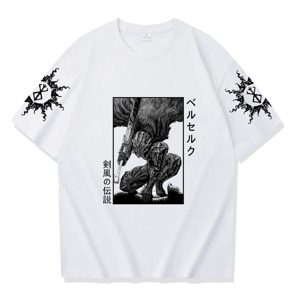 Swordsman Anime Pattern Unisex T shirt 1 - Berserk Shop