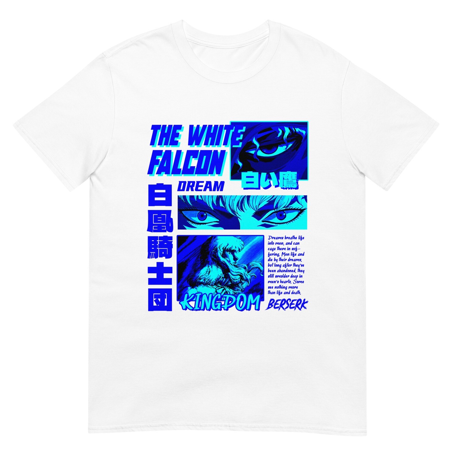 The White Falcon Printed Unisex T shirt 1 - Berserk Shop
