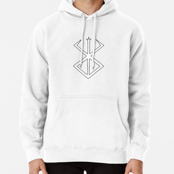 Berserk Brand of Sacrifice White Pullover Hoodie RB2908