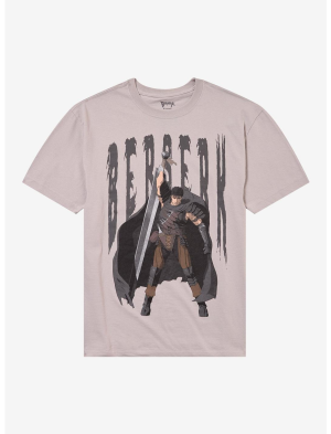 Berserk Guts Jumbo Print Beige T-Shirt