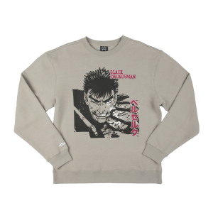 Guts Black Swordsman Grey Sweatshirt