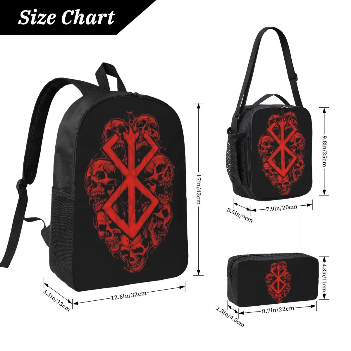 Berserk Sacrifice Mark Demon Sword PTTT3107 Backpack Set 2 - Berserk Shop Berserk Sacrifice Mark Demon Sword PTTT3107 Backpack Set - Image 2