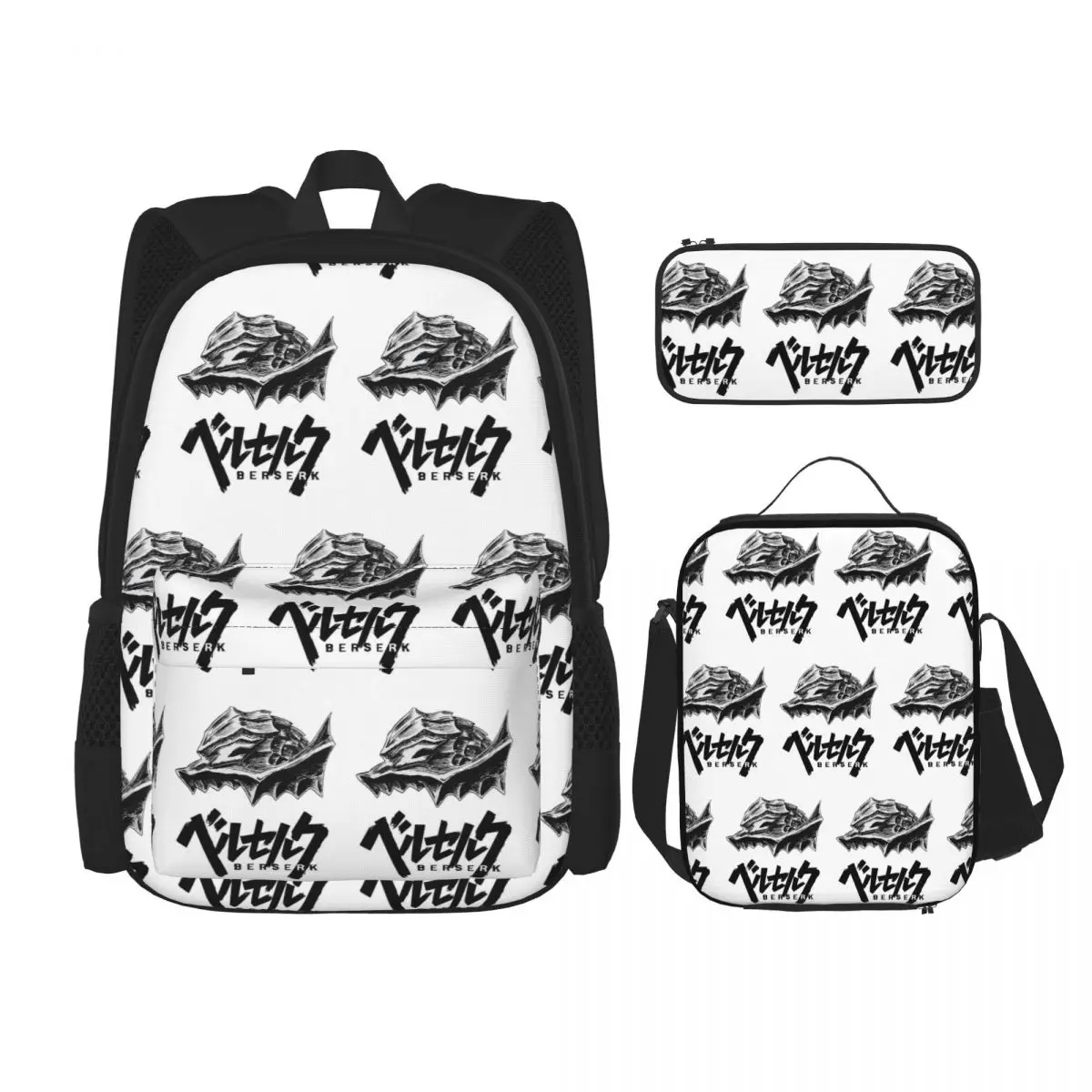 Anime Berserk Sacrifice Mark Demon Sword And Magic Backpacks Set