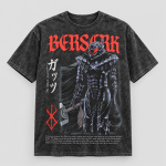 Legend Berserk Retro NTT089 Washed T-shirt